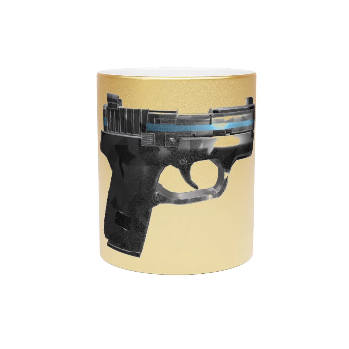 22 Calibur Metallic Mug (Silver\Gold)