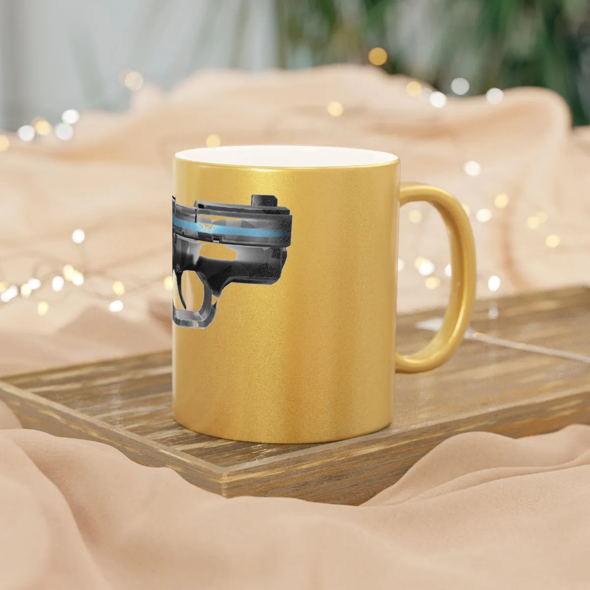 22 Calibur Metallic Mug (Silver\Gold)