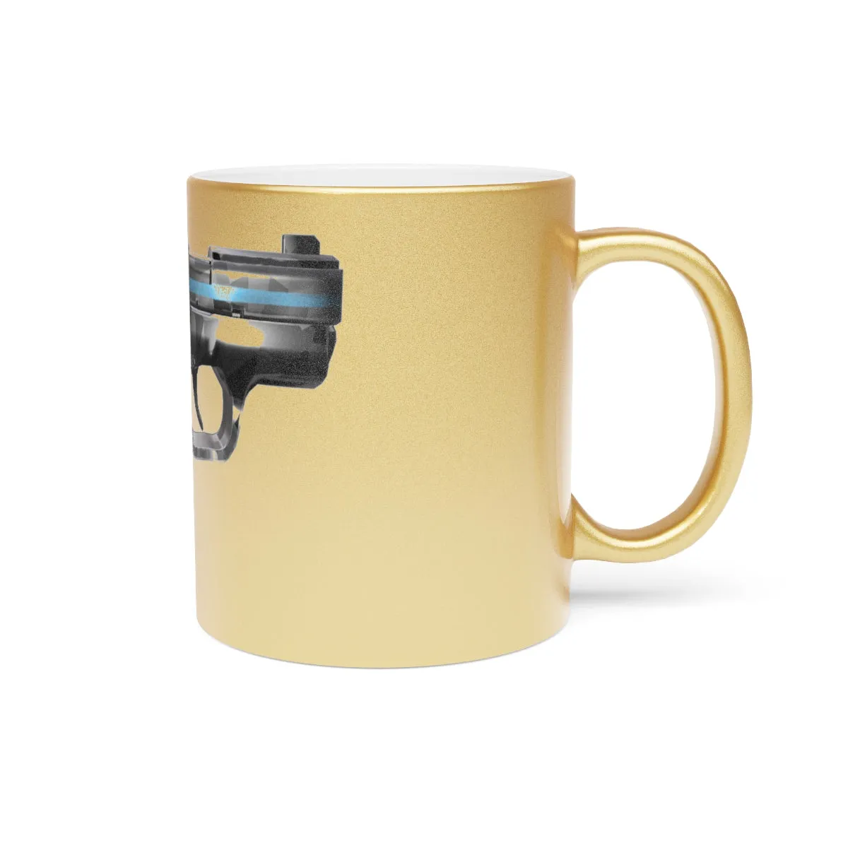 22 Calibur Metallic Mug (Silver\Gold)