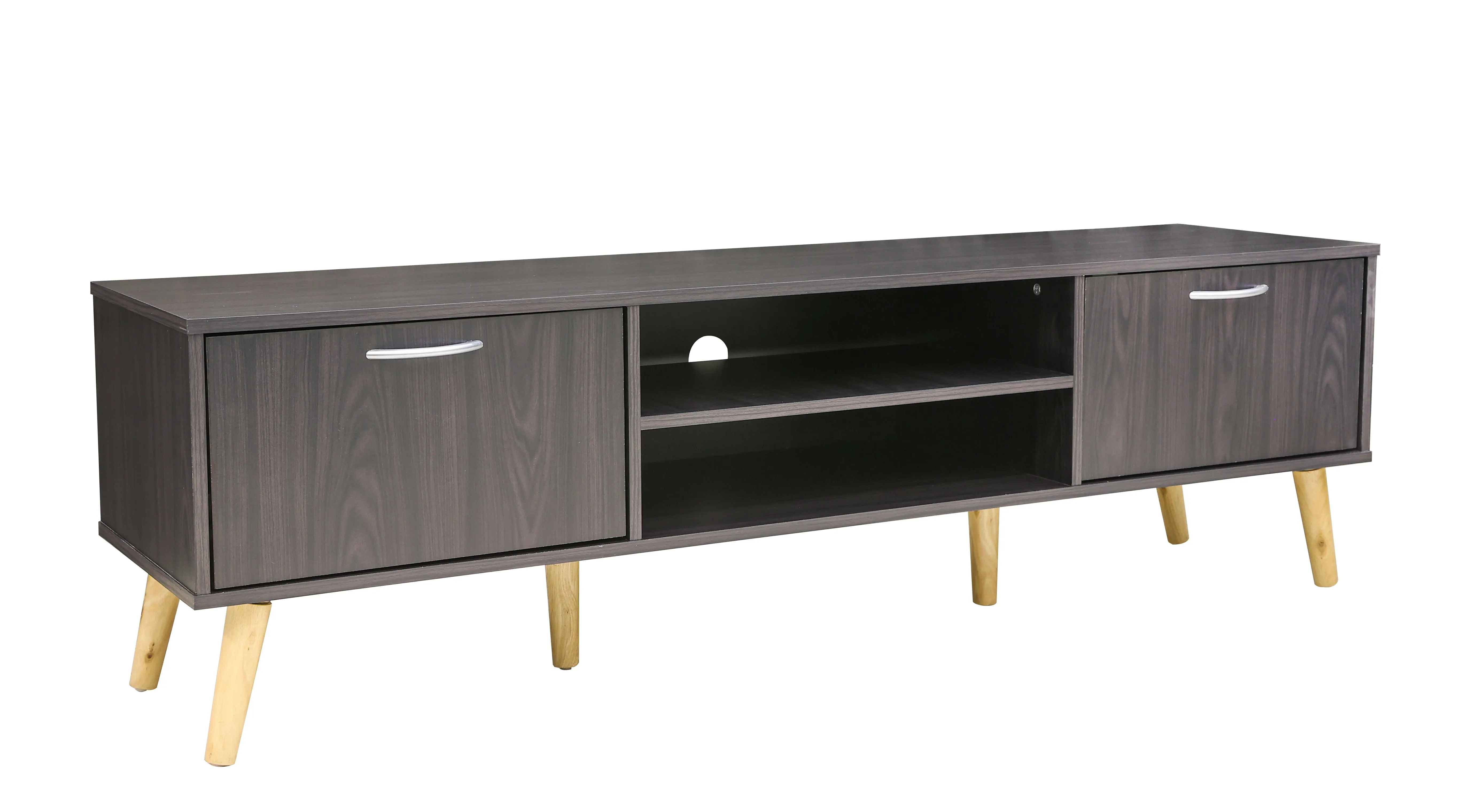 AFT TV RACK / STORAGE UNIT MAJESTIC SERIES, WENGE BROWN, 160CM x 40CM x 46CM