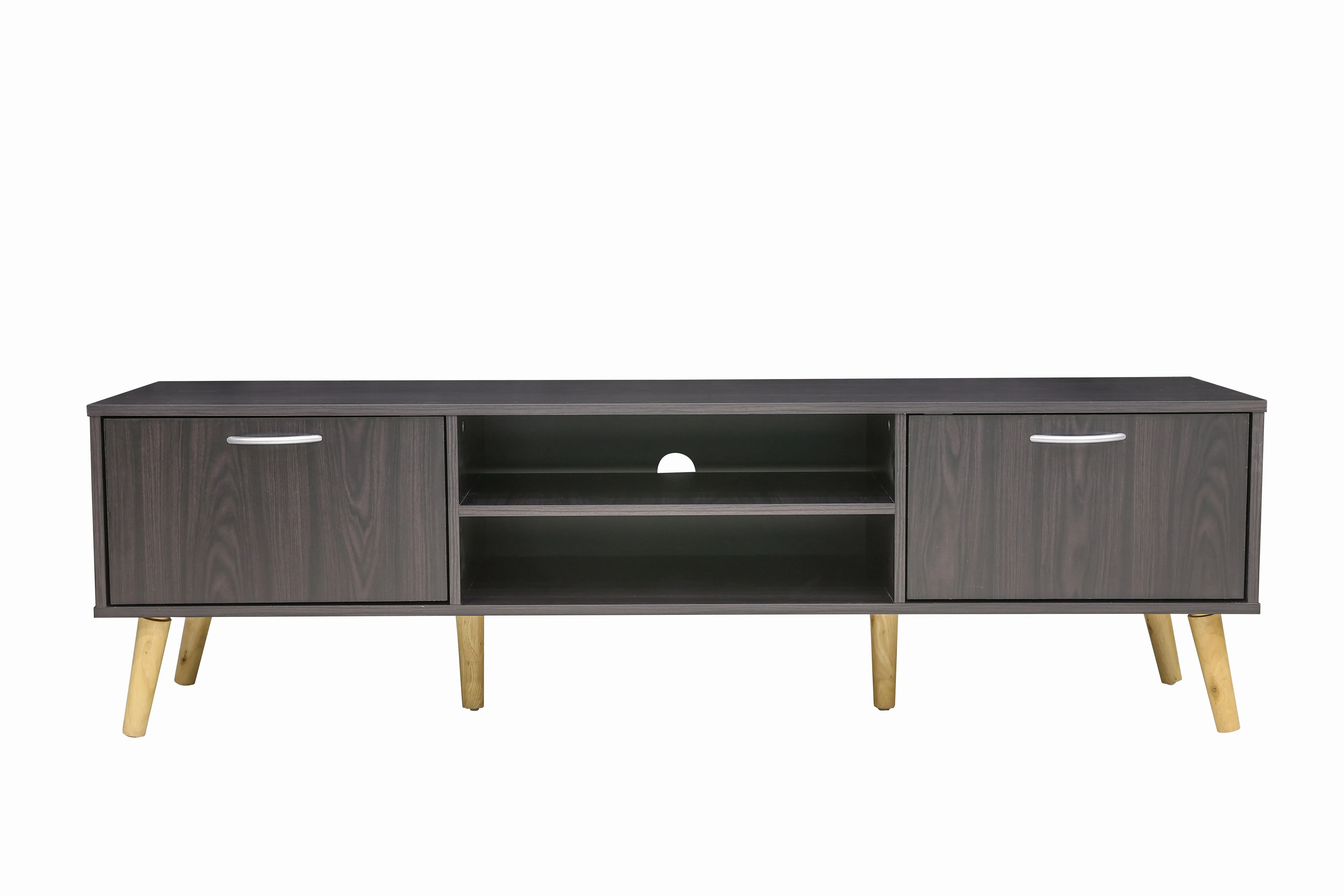 AFT TV RACK / STORAGE UNIT MAJESTIC SERIES, WENGE BROWN, 160CM x 40CM x 46CM