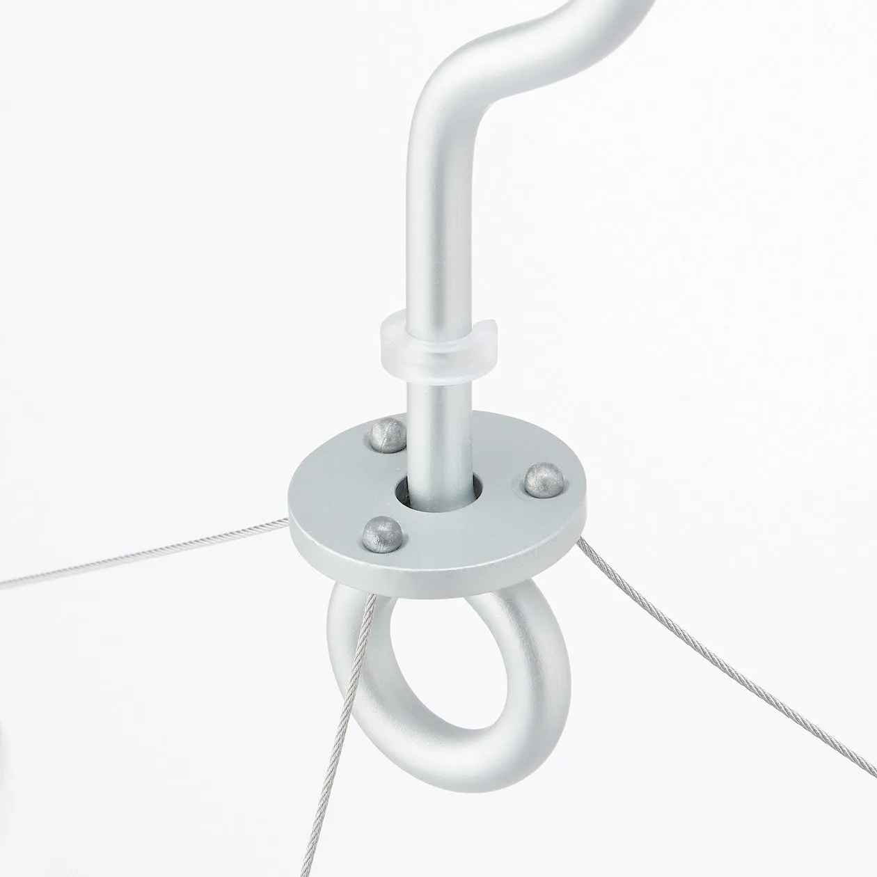 Aluminium Semi-Circle Hanger - 16 Pegs