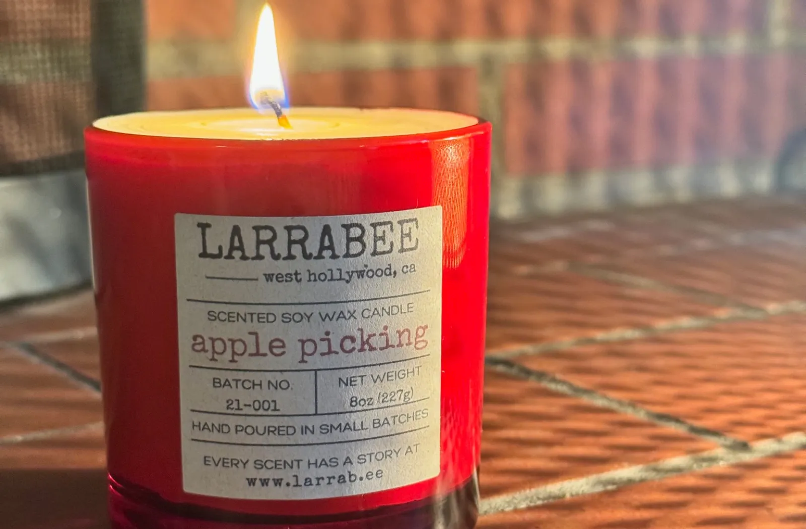 Apple Picking handcrafted candle