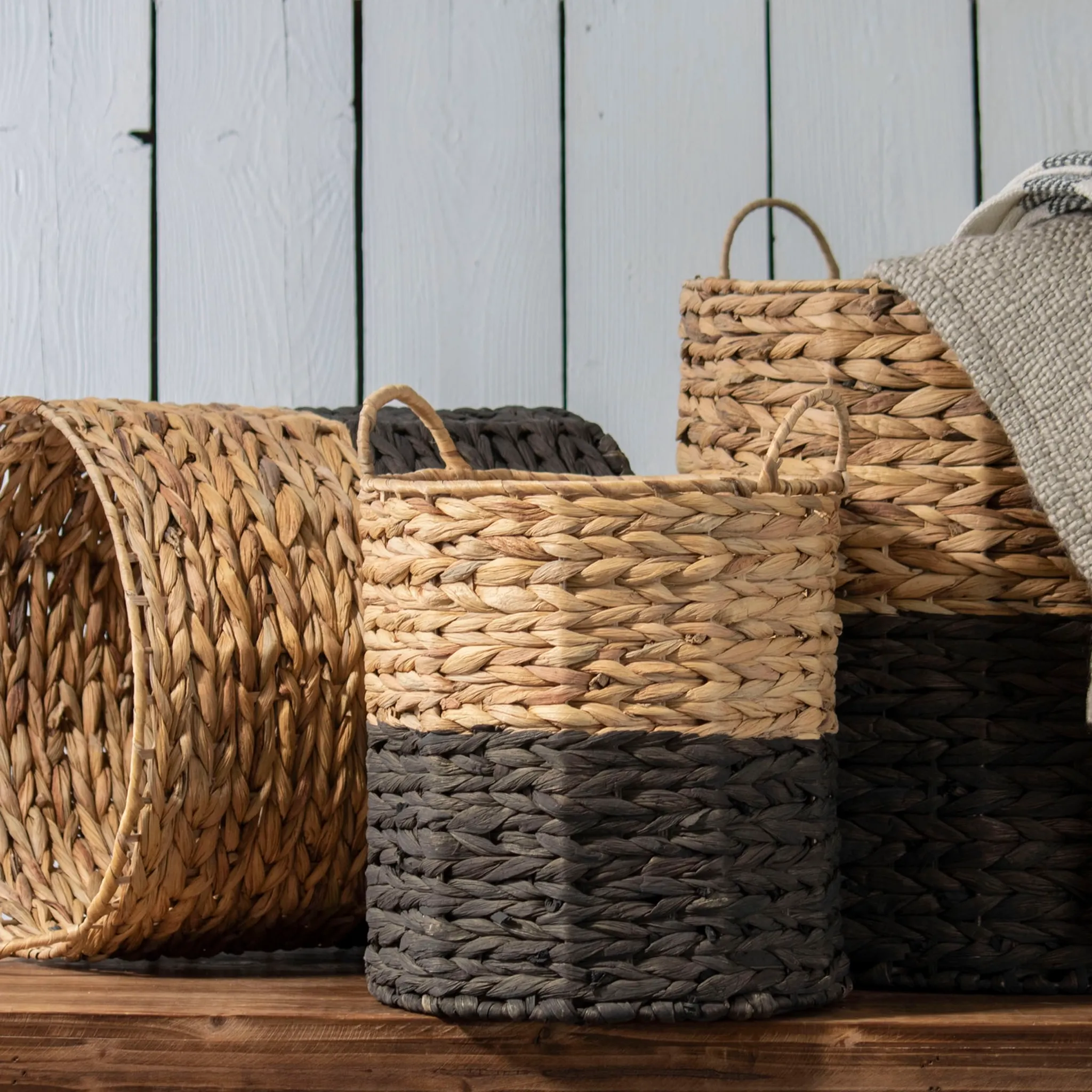 Ariana Natural Baskets, Set of 3