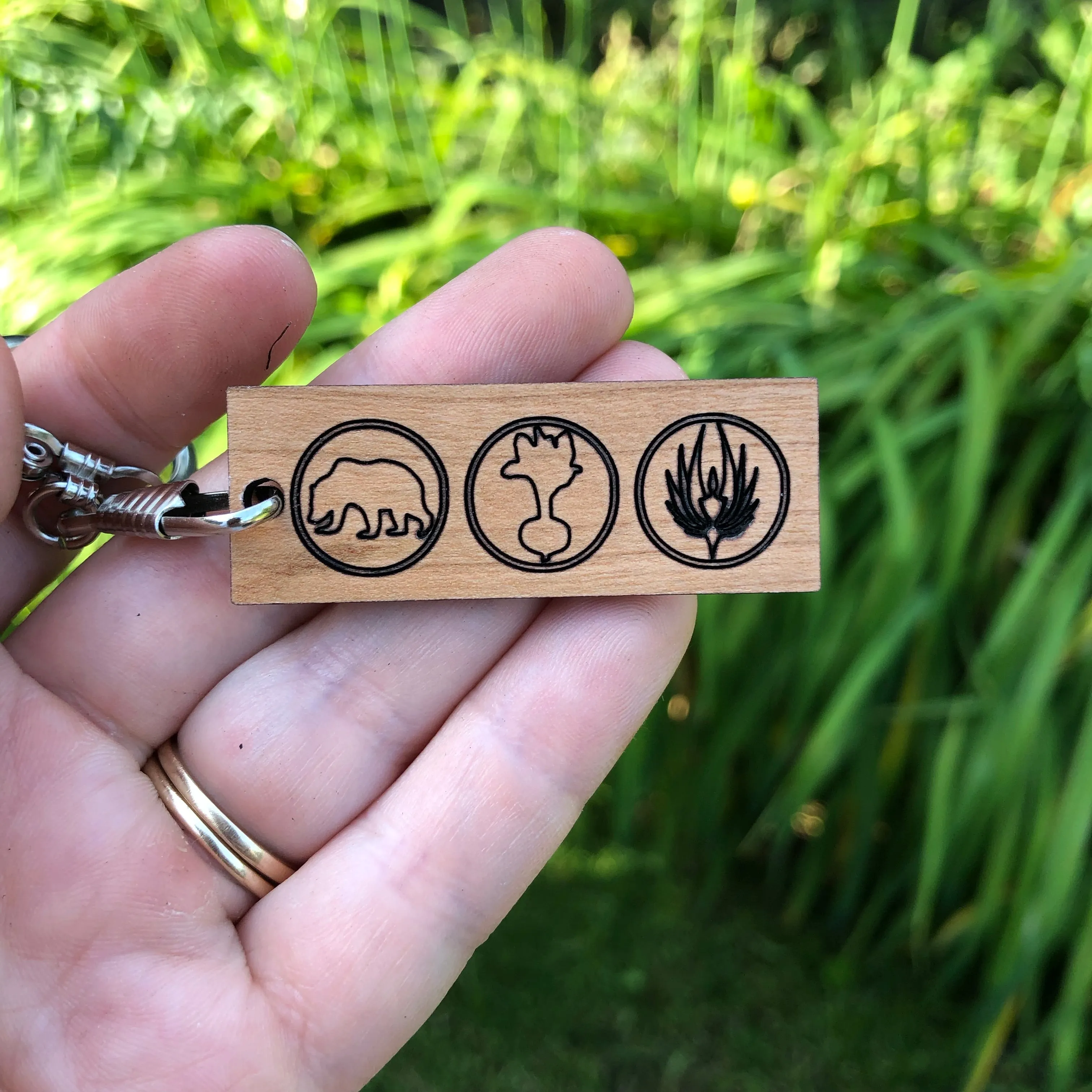 Bears beets battlestar galactica symbols Keychain