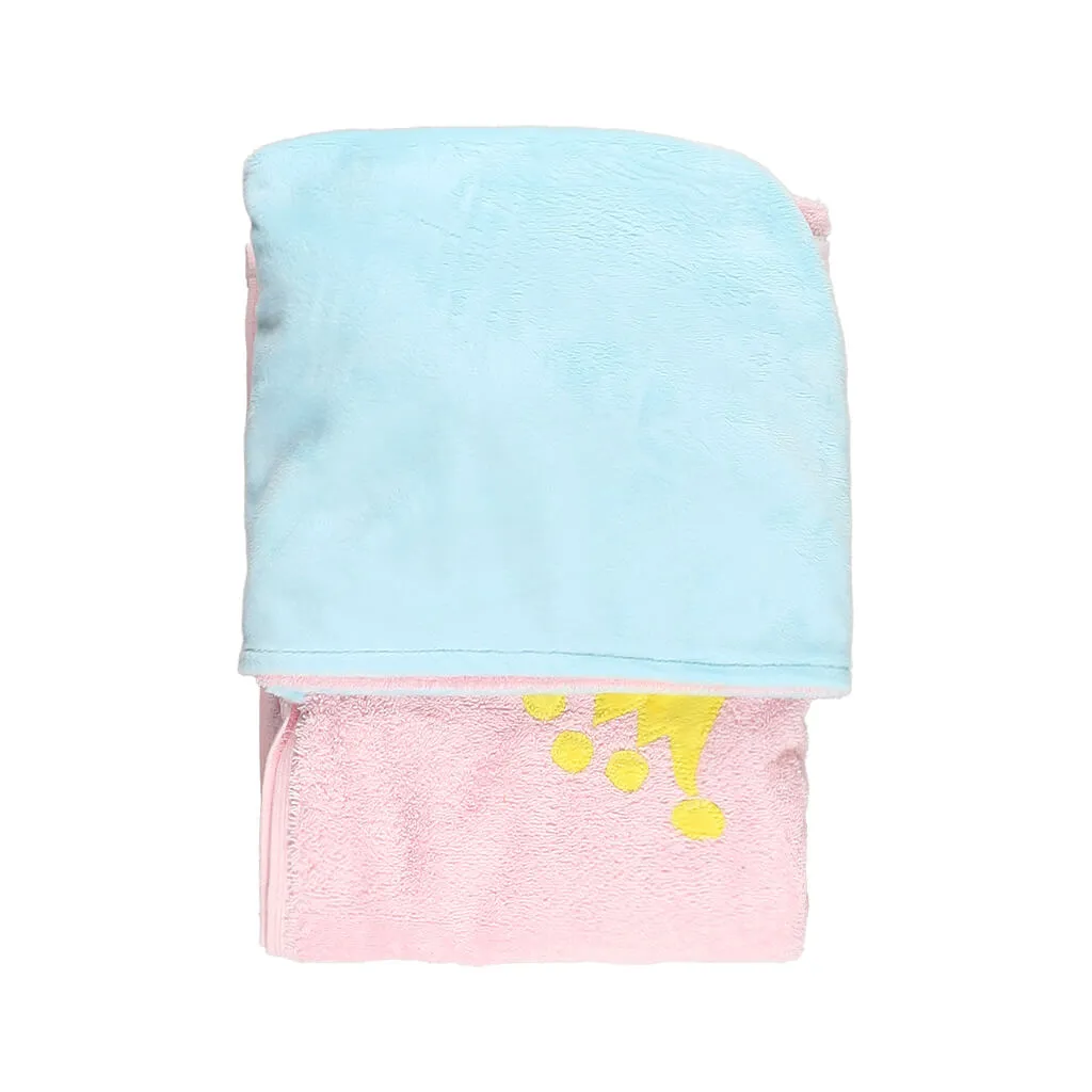 Big Towel Pink Light Aqua Swan Lake