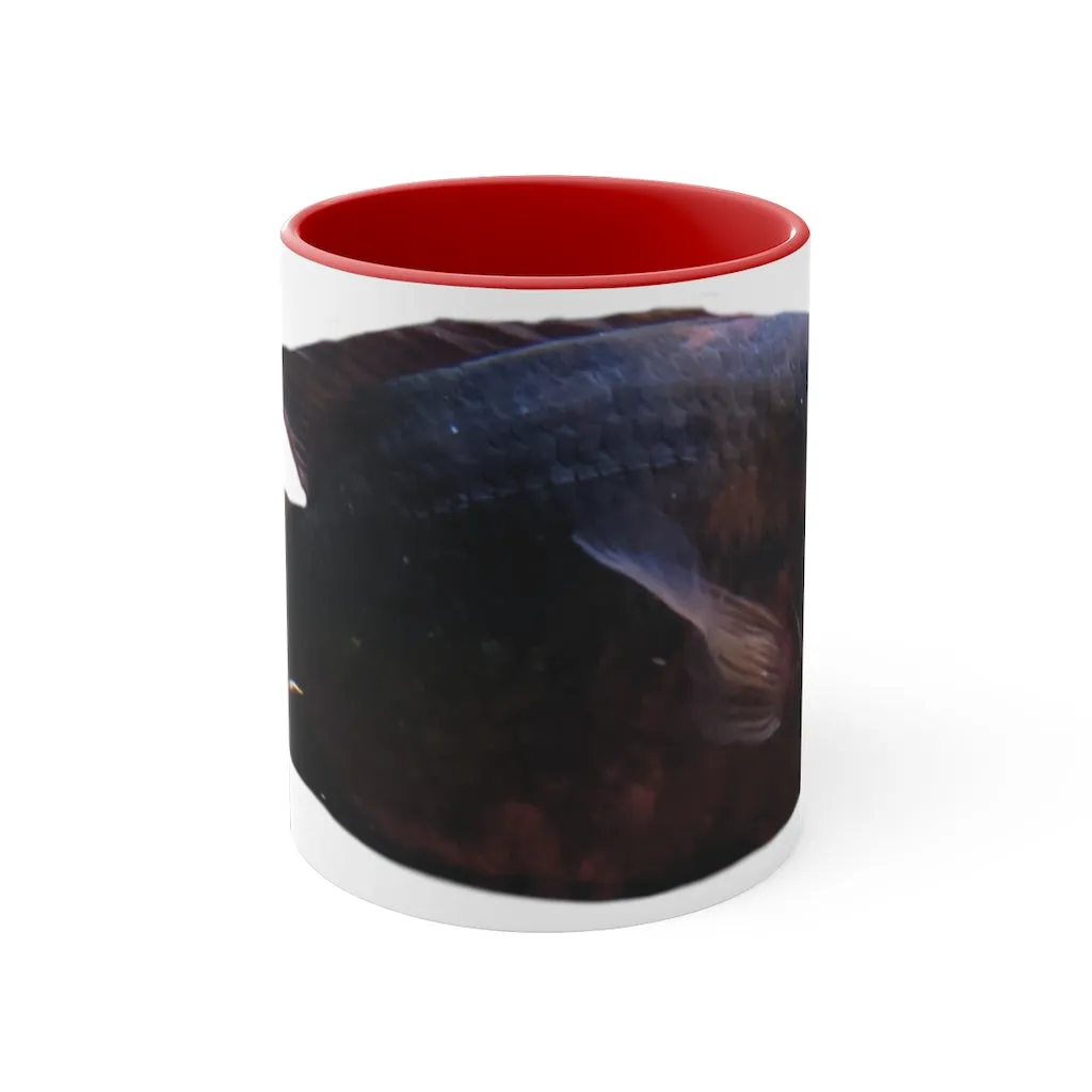 Black and Red Fish 11oz Accent Mug