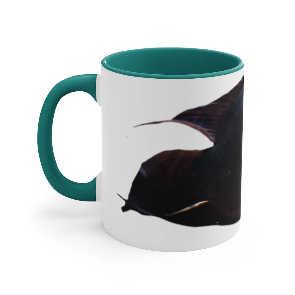 Black and Red Fish 11oz Accent Mug