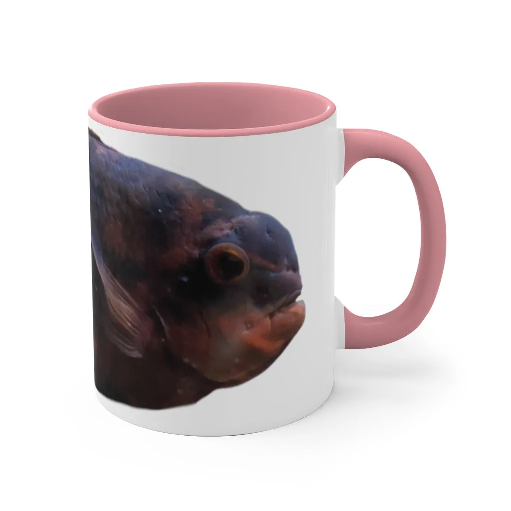 Black and Red Fish 11oz Accent Mug