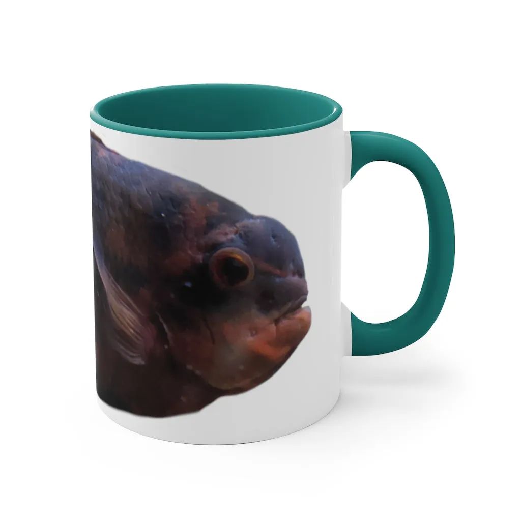 Black and Red Fish 11oz Accent Mug