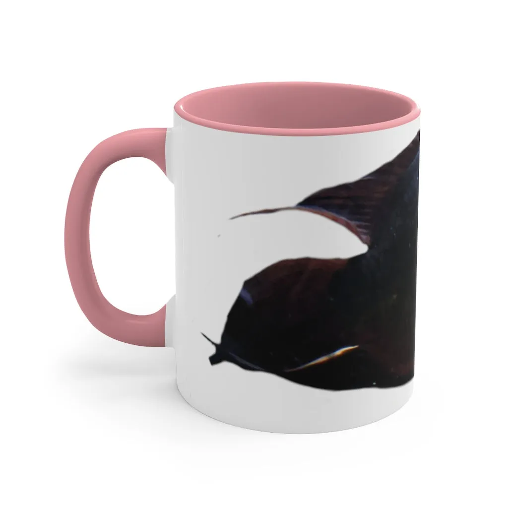 Black and Red Fish 11oz Accent Mug