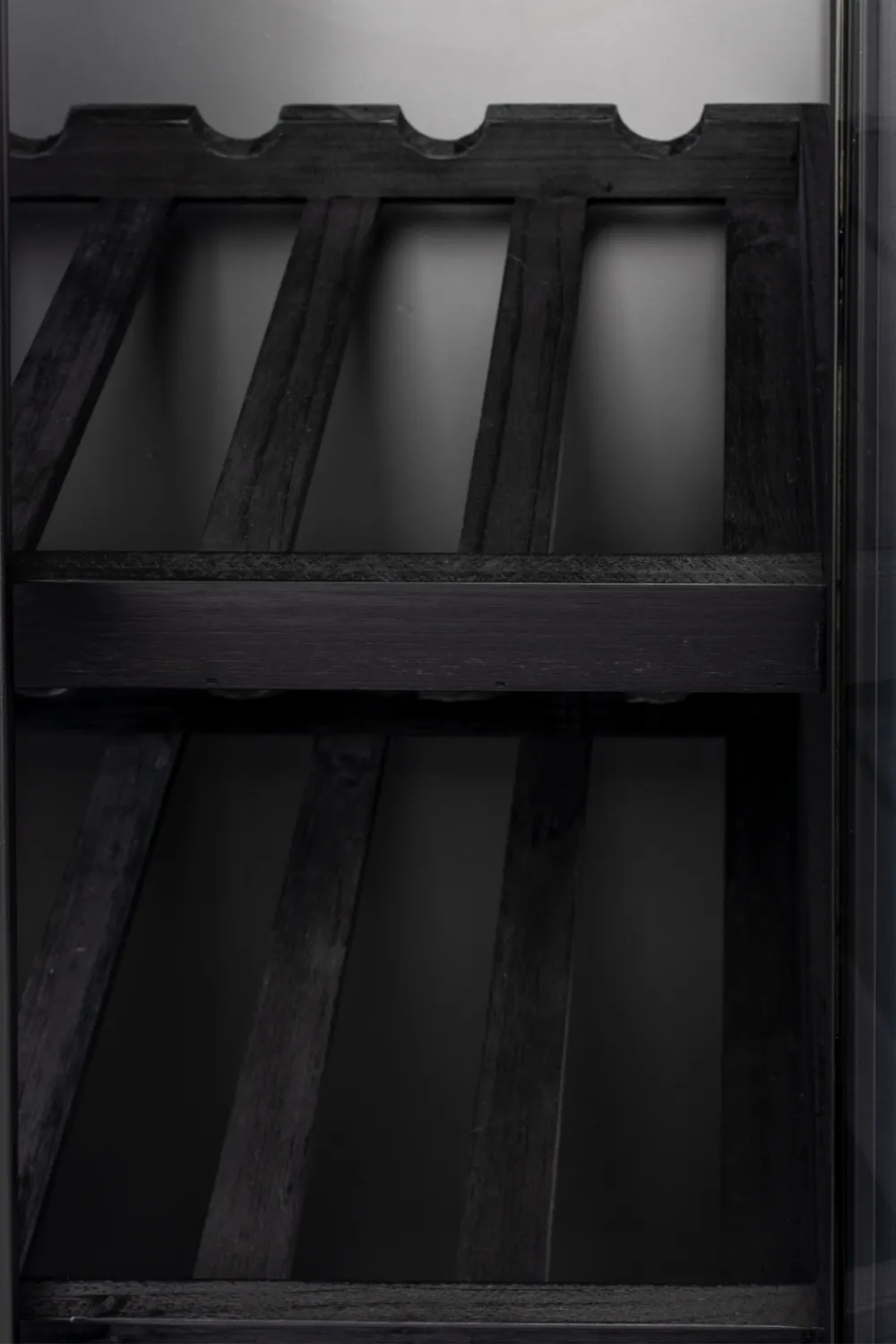 Black Wooden Wine Cabinet | DF Rob