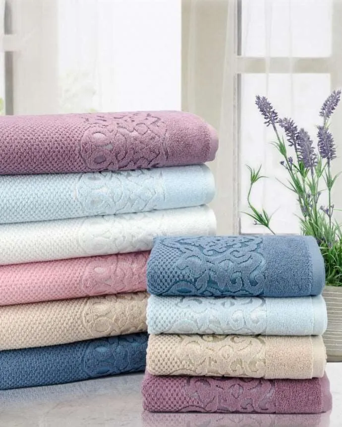 Blue Galata Turkish Cotton Bath Towel 28x56" 1pc