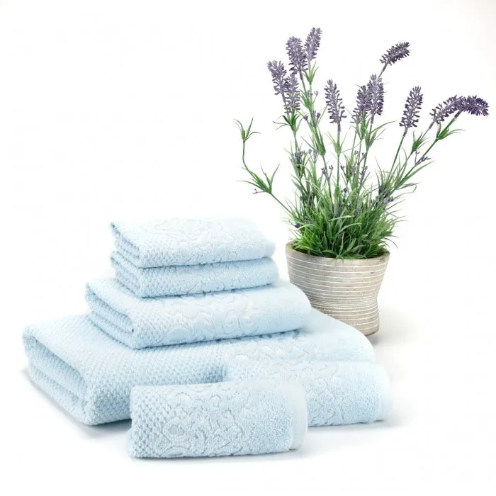 Blue Galata Turkish Cotton Bath Towel 28x56" 1pc