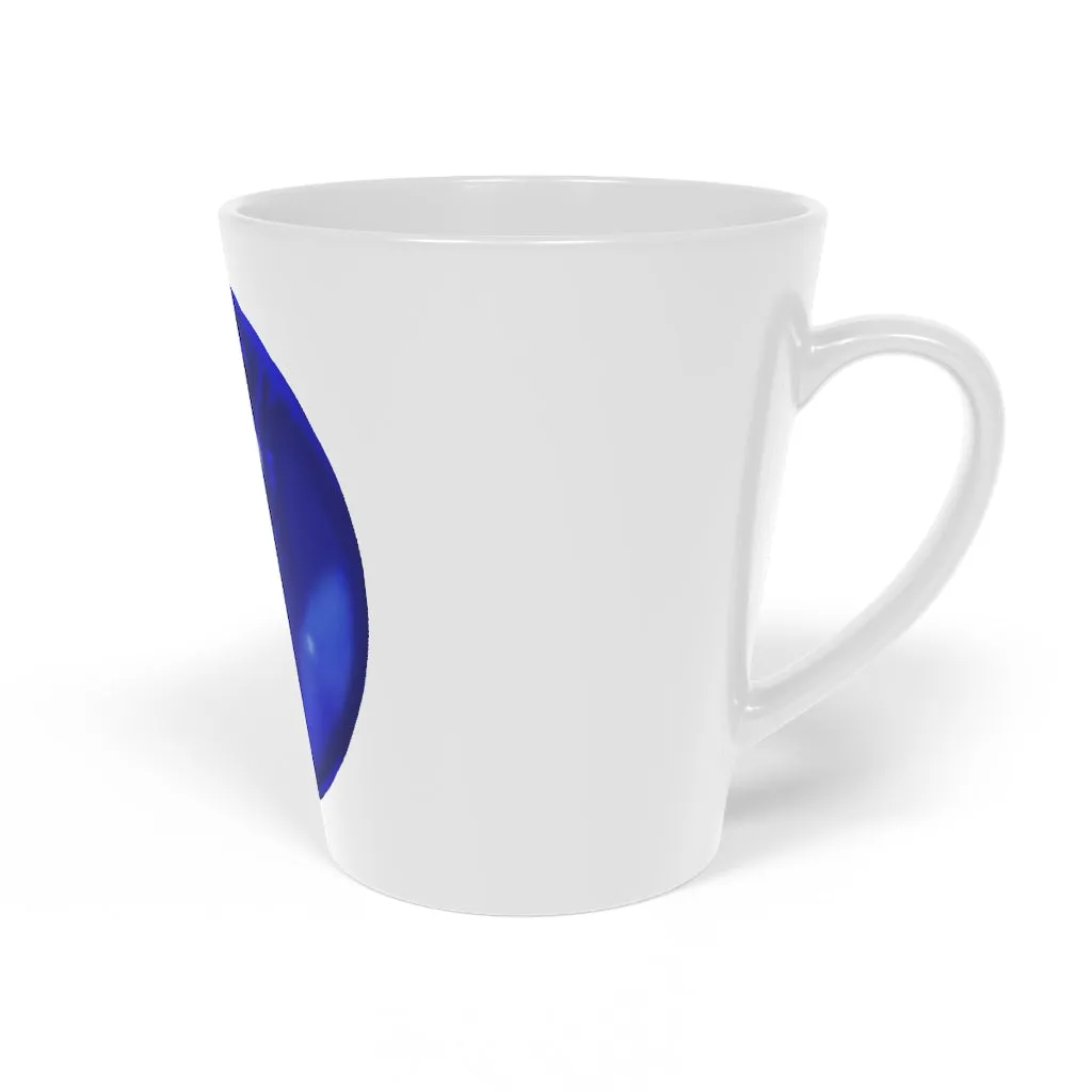 Blue Orb Latte Mug, 12oz