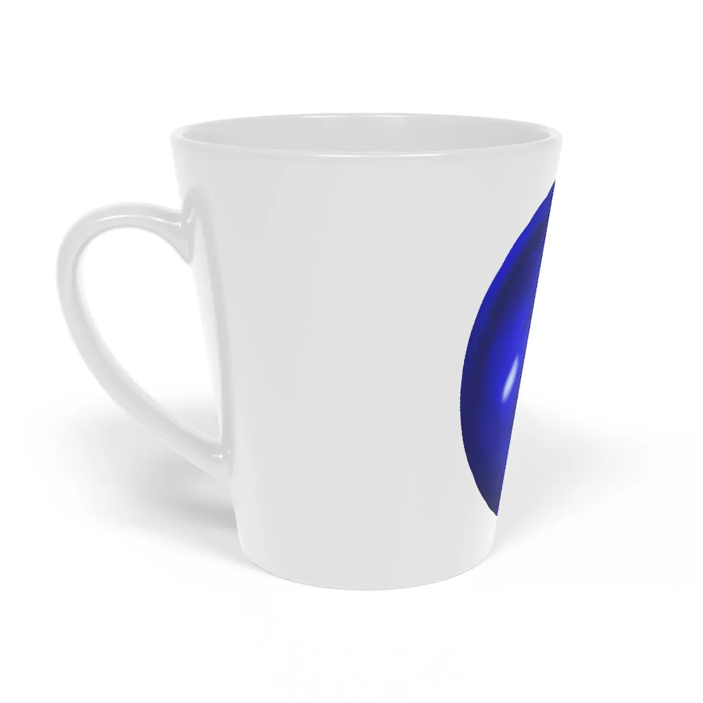 Blue Orb Latte Mug, 12oz