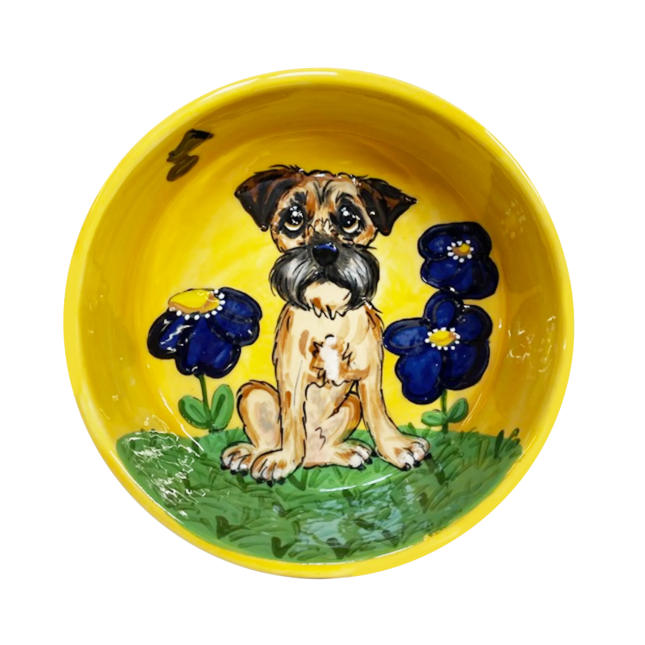 Border Terrier Dog Bowl