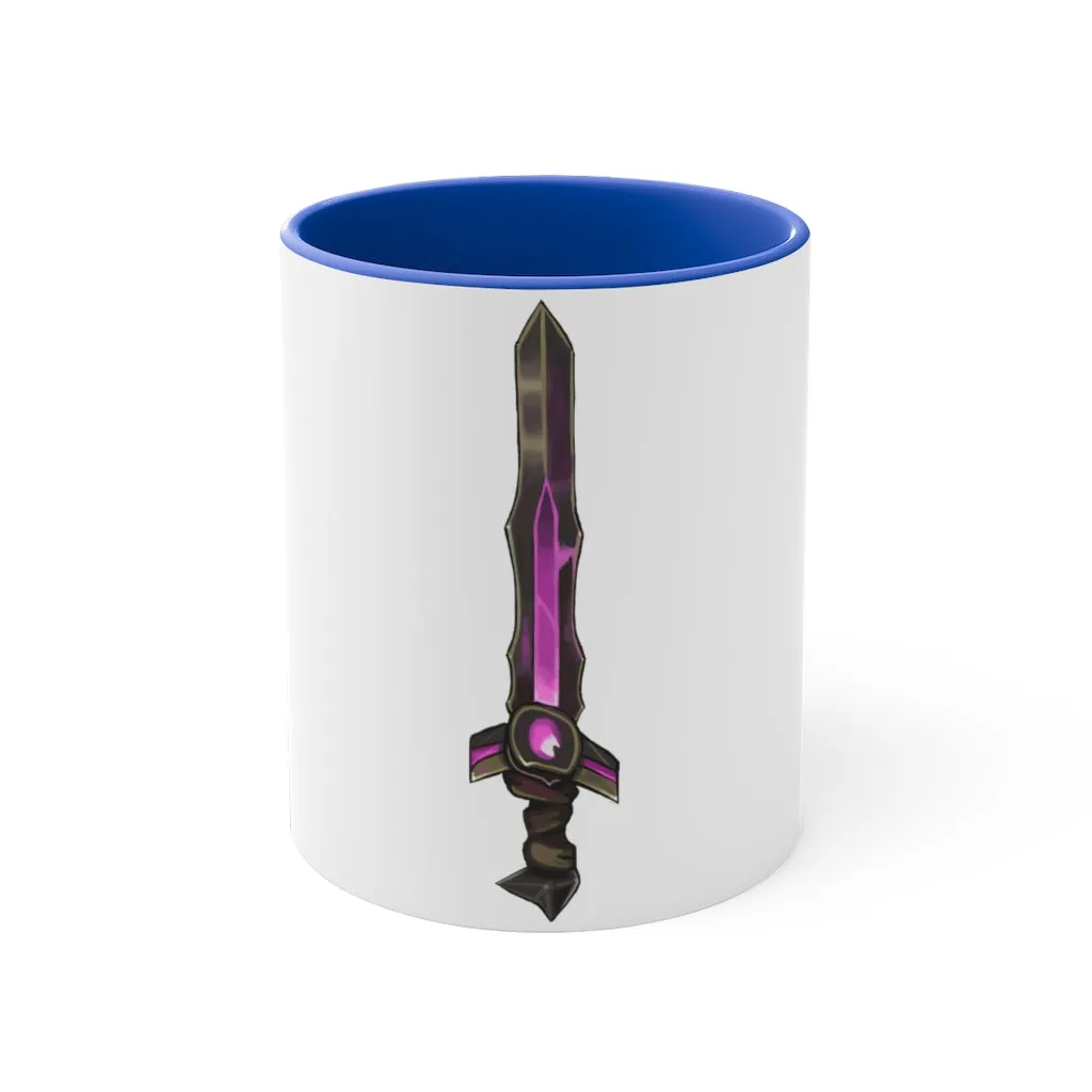 Brown and Purple Sword 11oz Accent Mug