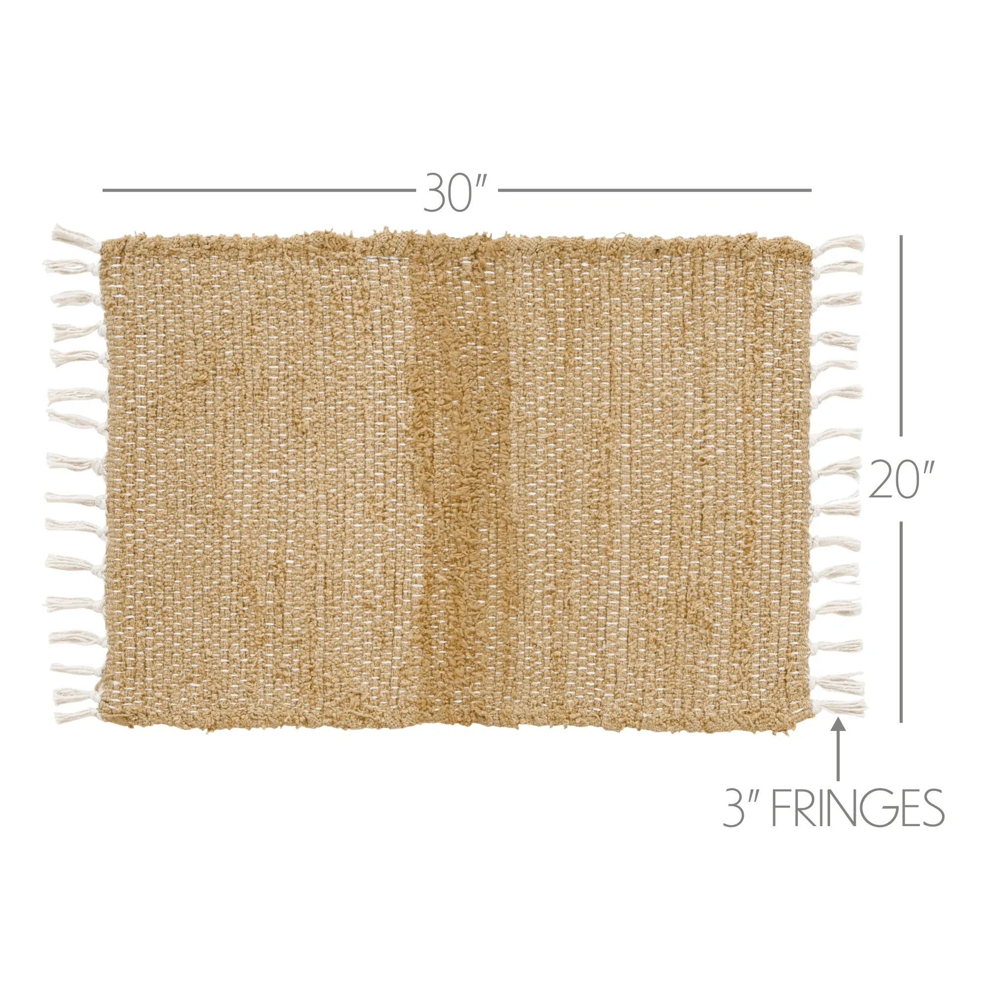 Burlap Chindi/Rag Rug