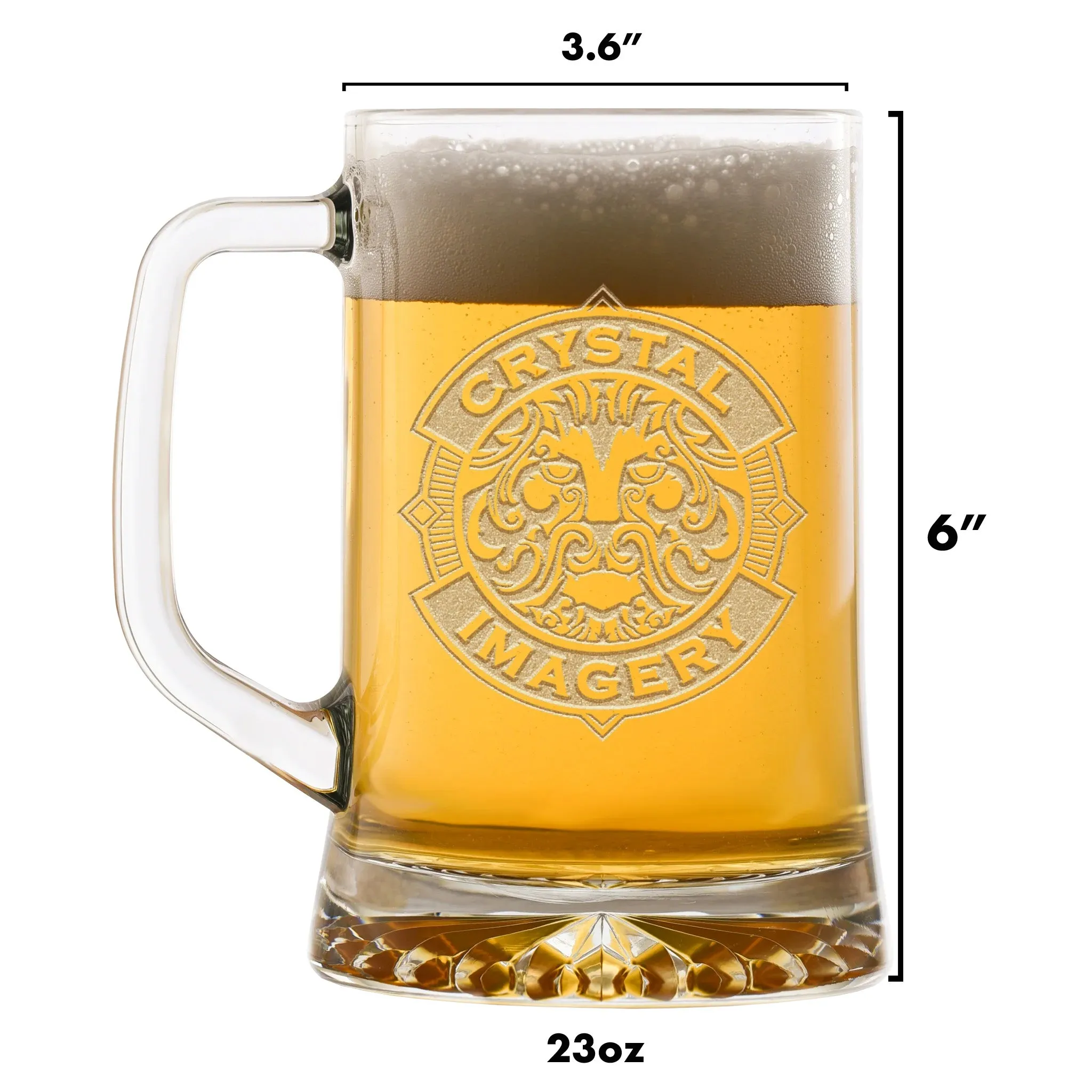 Carnivale Personalized Engraved Beer Mug