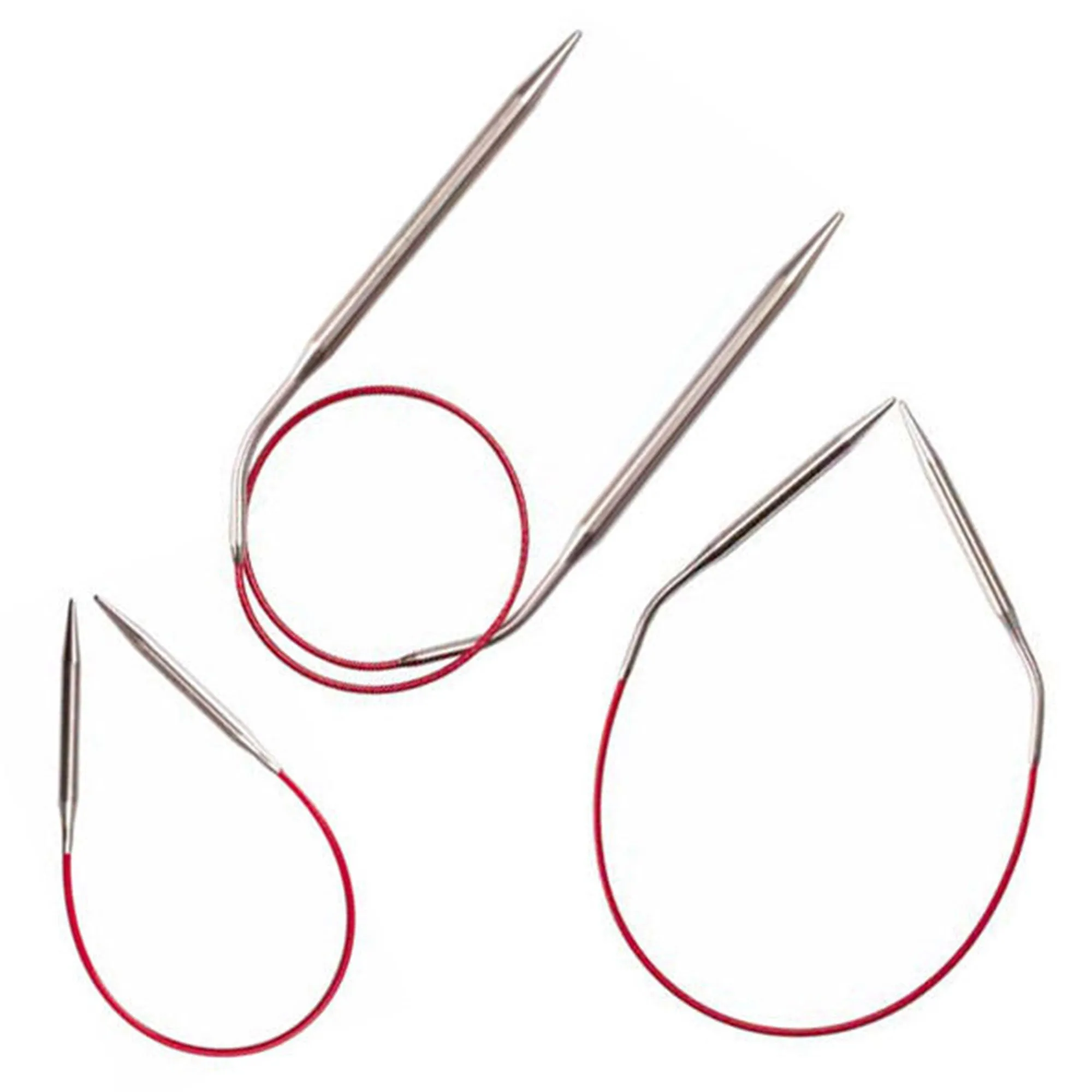 ChiaoGoo Knit RED Circular Needles - US 0 (2.00mm) - 16"