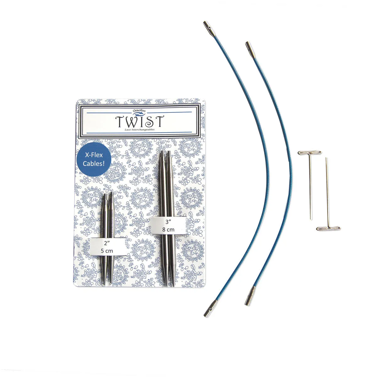 ChiaoGoo TWIST Interchangeable Short Tips Combo Pack Needles - US 7 (4.5mm)