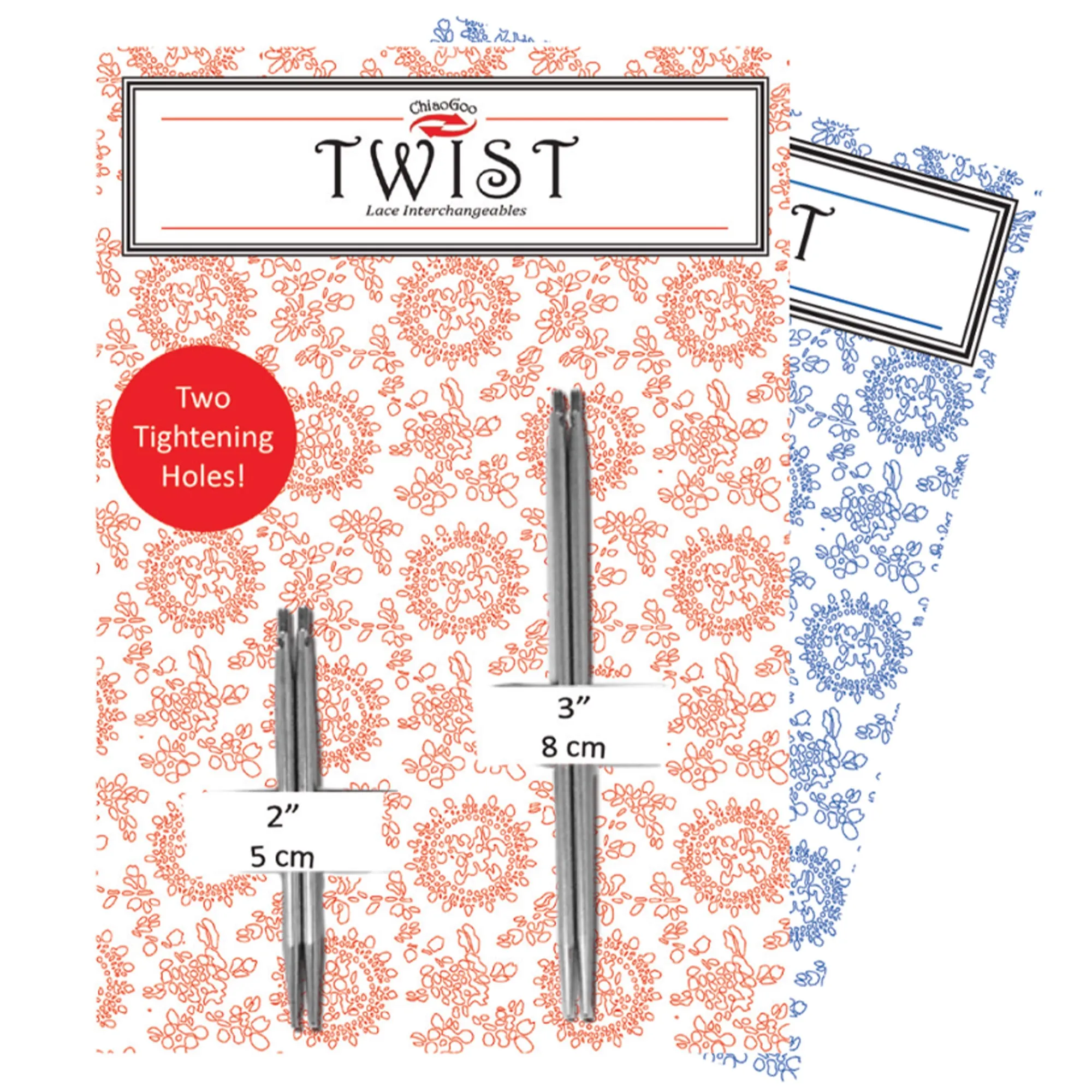 ChiaoGoo TWIST Interchangeable Short Tips Combo Pack Needles - US 7 (4.5mm)