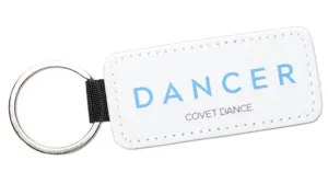 Dancer Glitter Keychain