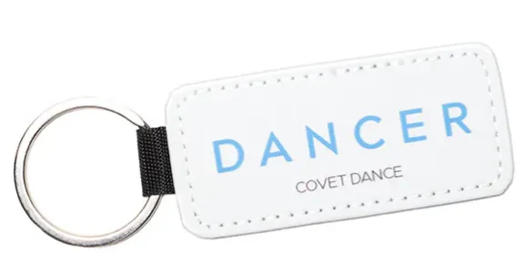 Dancer Glitter Keychain