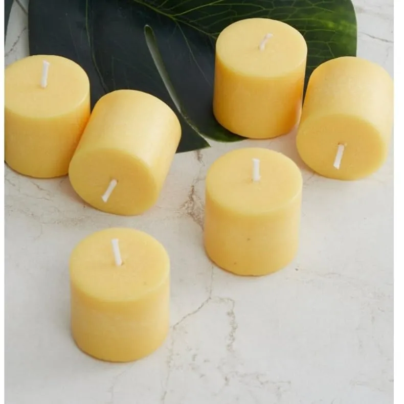 E_glaze Scented Votive Candles/Used on Parties Decor/Celebration/as Gift(Set of 6) (Choose ant Color Set of 6)