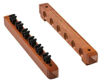 Fat Cat Oak 6 Cue 2-Piece Wall Cue Rack