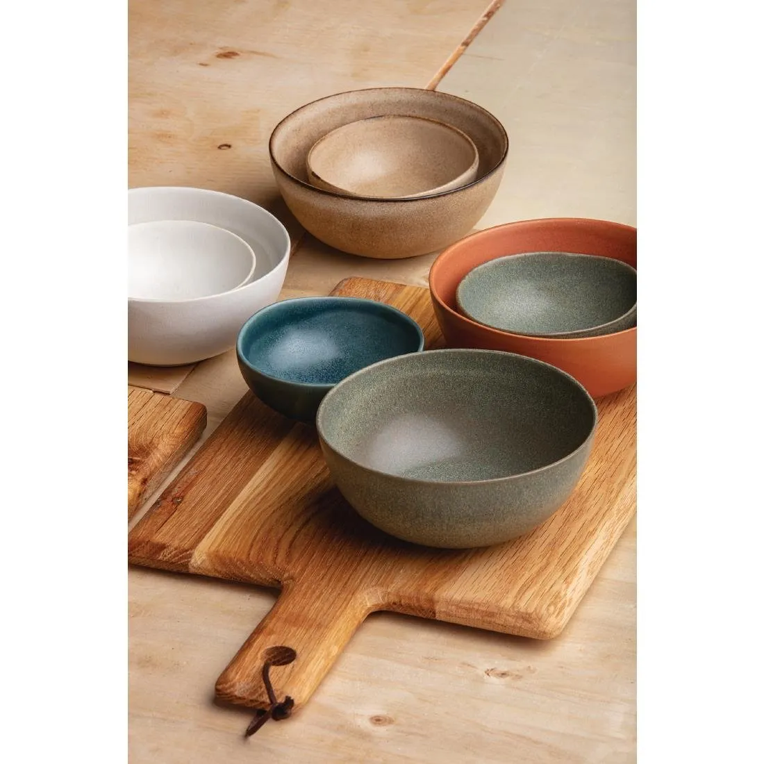 FC713 Olympia Build-a-Bowl Cantaloupe Deep Bowls 150mm (Pack of 6)