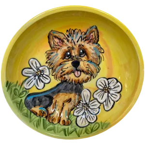 Flower Daze Yorkie by Debby Carman