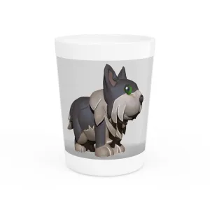 Grey Dog Shot Glass