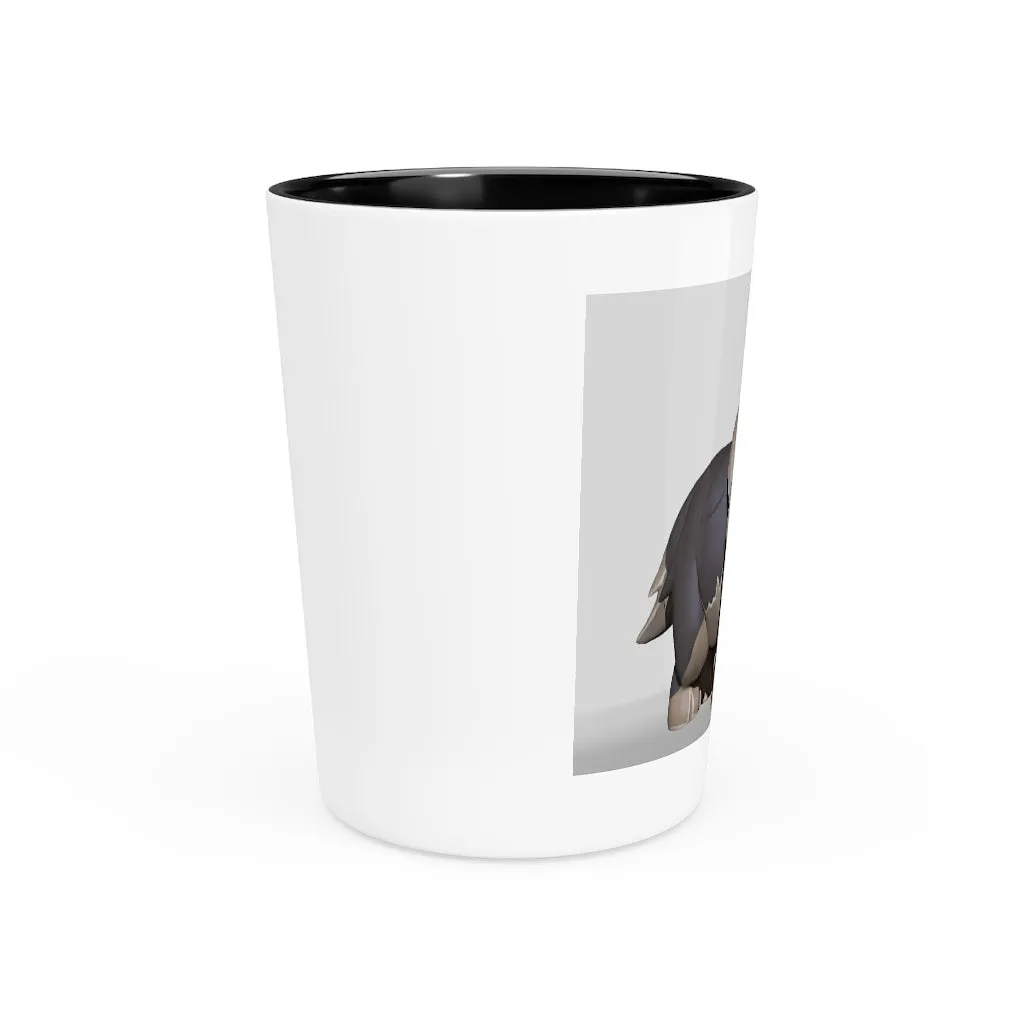 Grey Dog Shot Glass