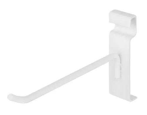 Grid Hooks -(12) White Metal Grid Peg hook for Gridwall 6