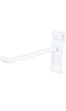 Grid Hooks -(12) White Metal Grid Peg hook for Gridwall 6