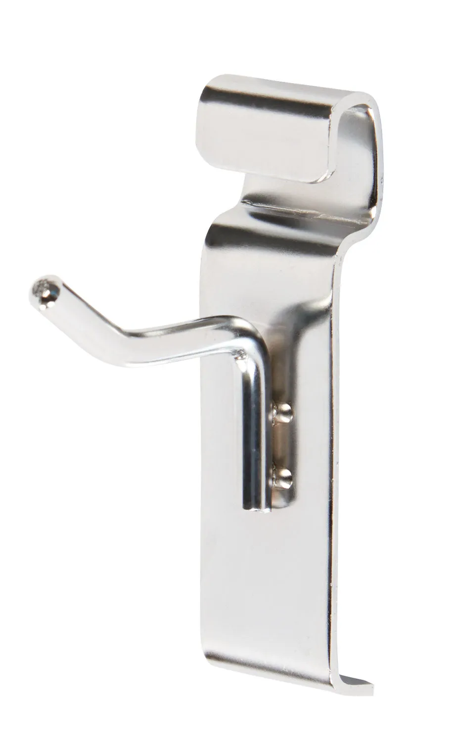 Grid Wall Hooks -(12) Chrome Metal Peg Std Style for Gridwall 2 & 8