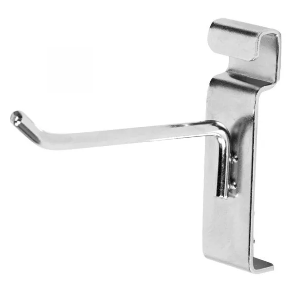 Grid Wall Hooks -(12) Chrome Metal Peg Std Style for Gridwall 2 & 8