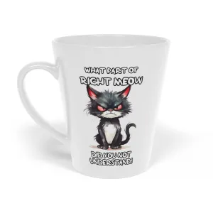 Grumpy Cat Latte Mug, 12oz