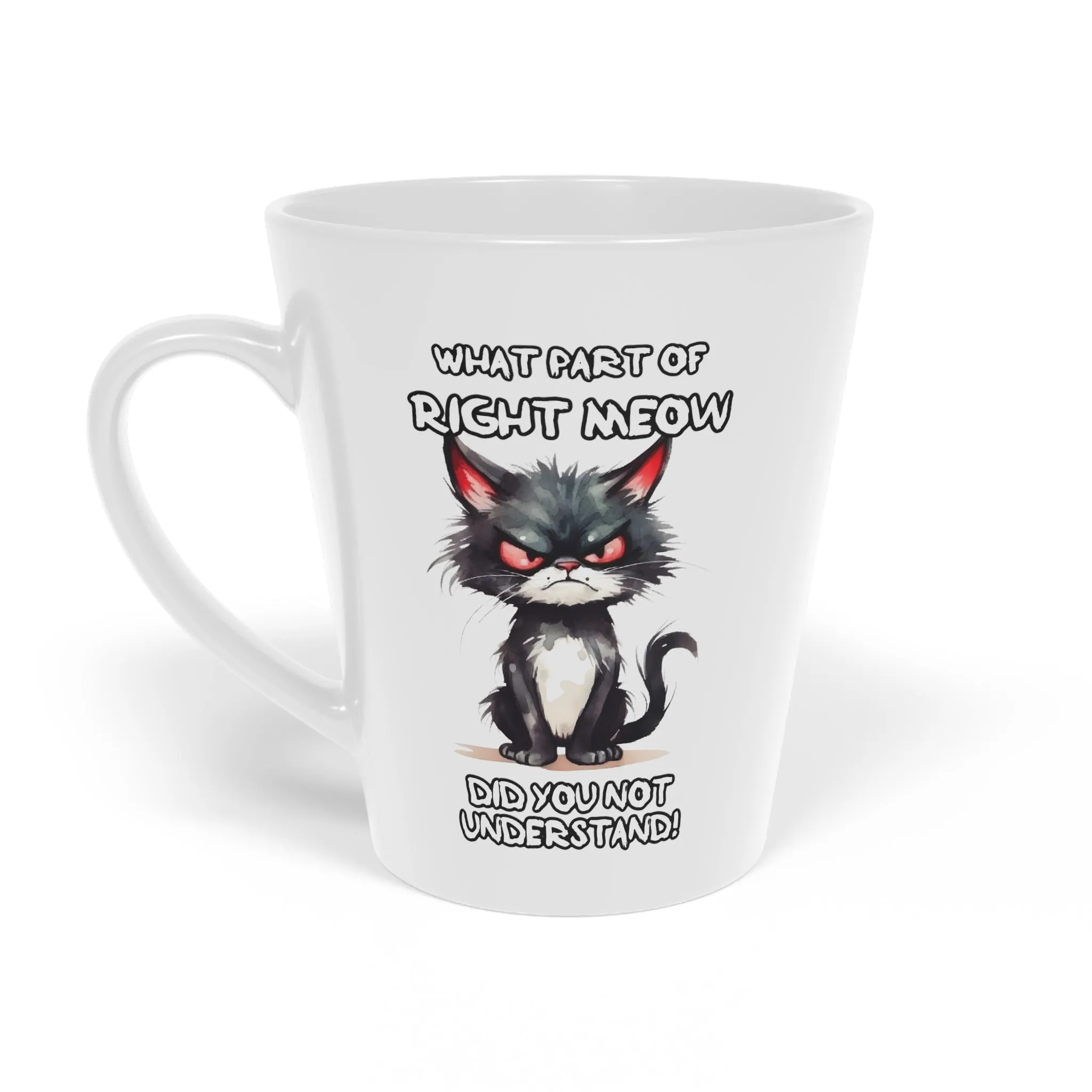 Grumpy Cat Latte Mug, 12oz