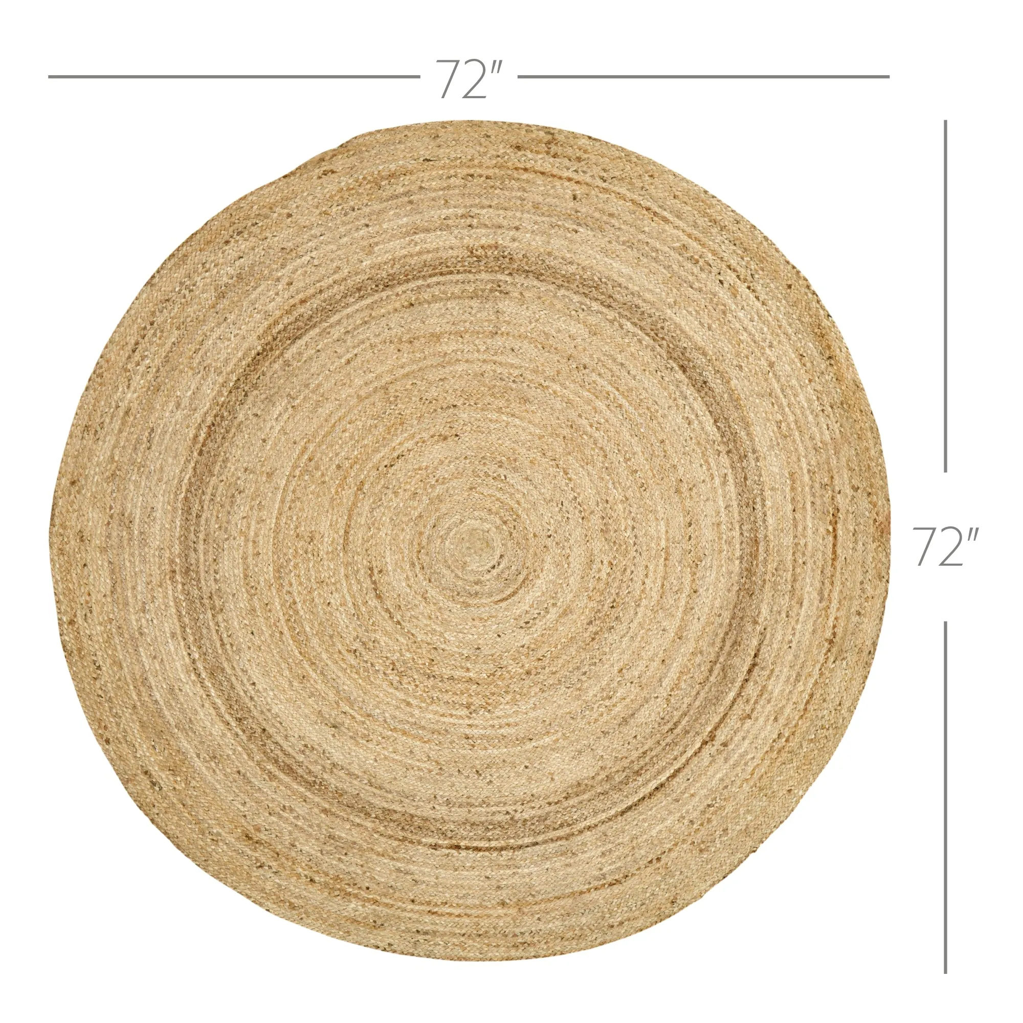 Harlow Jute Rug w/ Pad 3ft Round