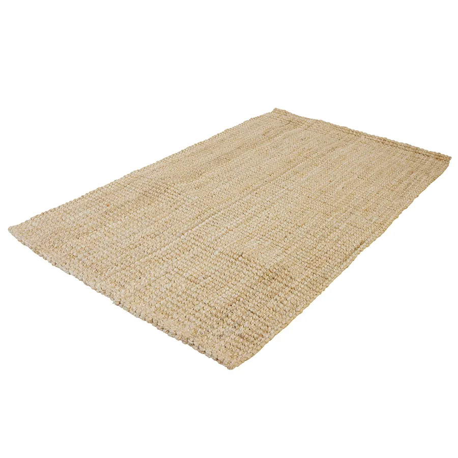 Indira Bleach Natural Jute Hallway Runner Rug