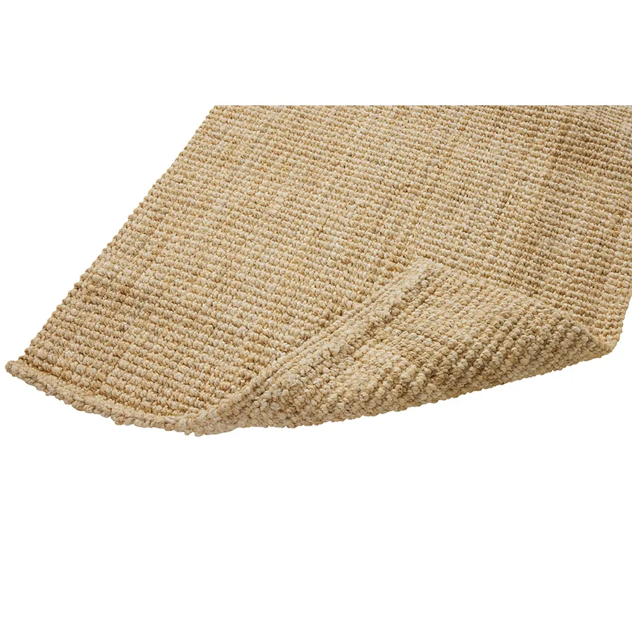 Indira Bleach Natural Jute Hallway Runner Rug