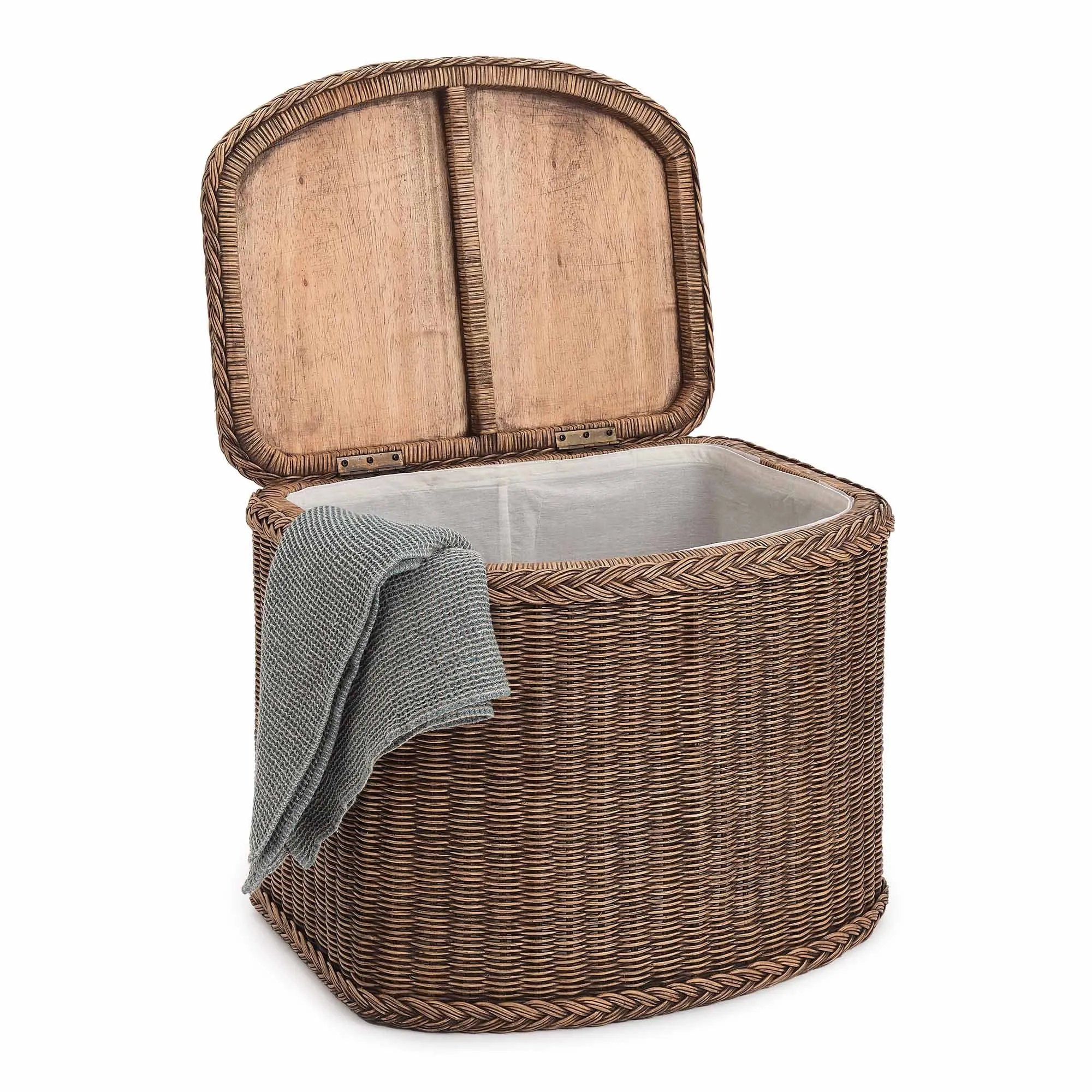 Java Laundry Basket [Dark brown]