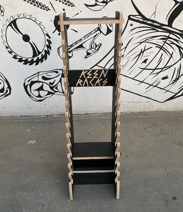 Keen Racks Free Standing Skateboard Rack