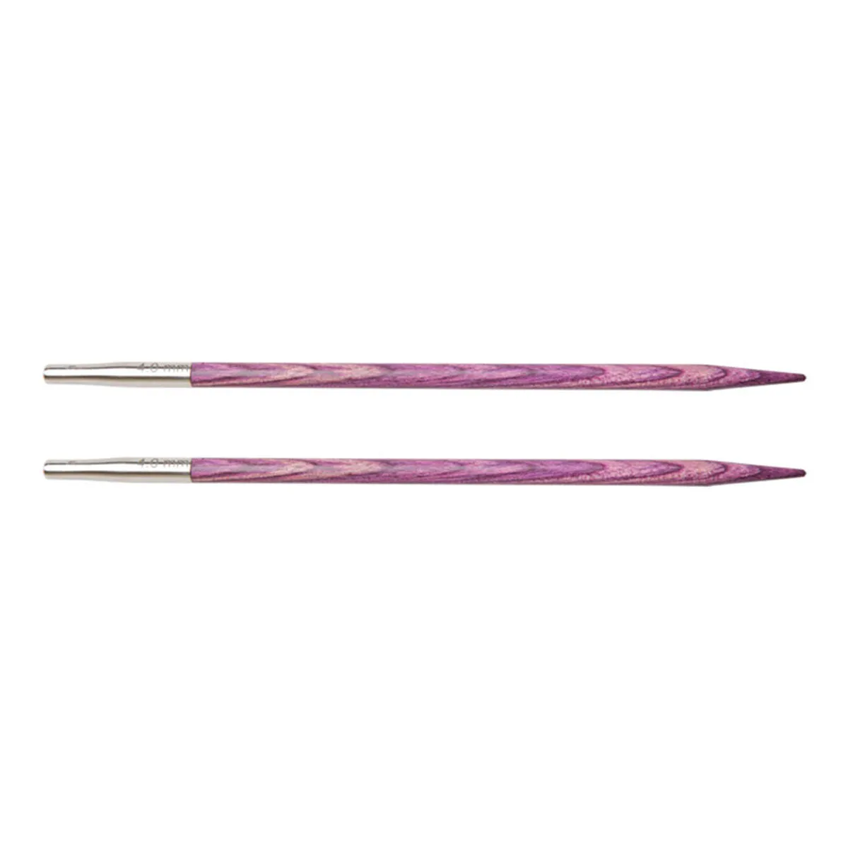 KnitPro Dreamz Interchangeable Needle Tips - US 6 (4.0mm) Fuchsia Fan