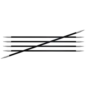 KnitPro Karbonz Double Point Needles - US 9 (5.5mm) - 6"