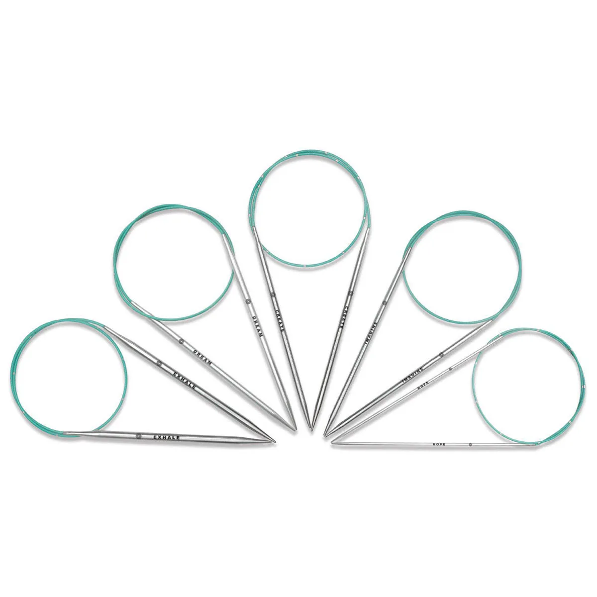 KnitPro Mindful Collection Fixed Circular Needles - 10" US 1