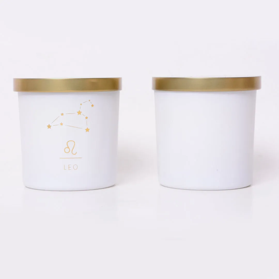 Leo Zodiac Scented Jar Candle - Set of 2